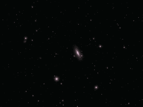 A capture of the M102 Galaxy.